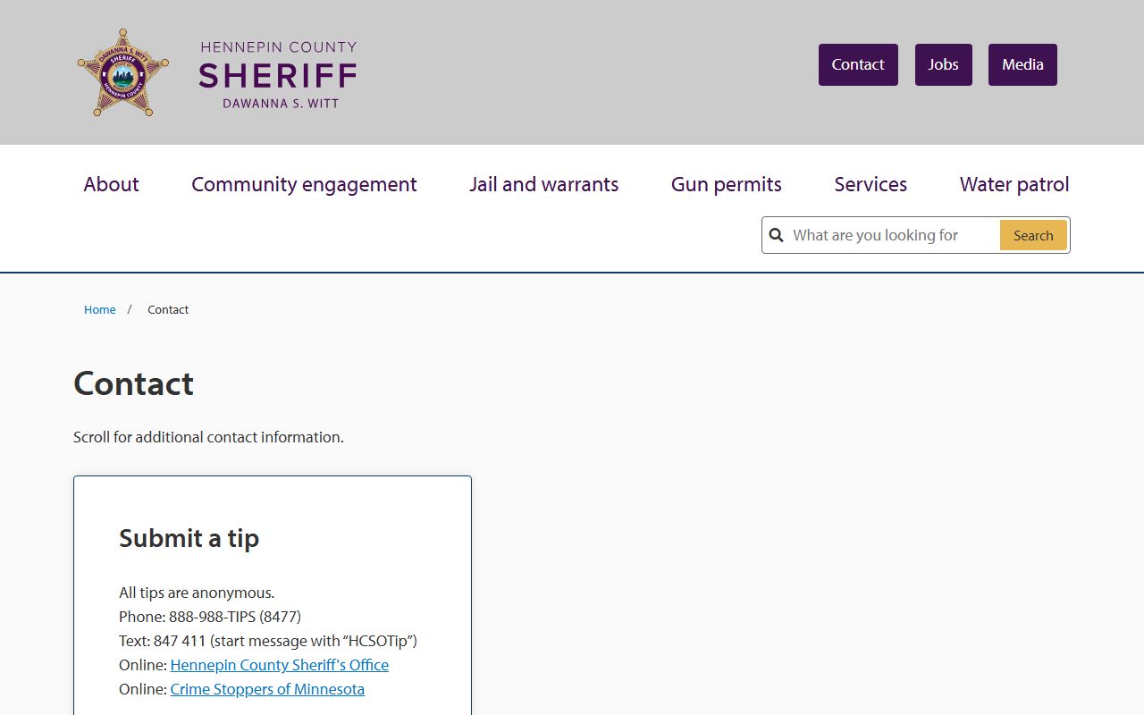 minnetonka released inmates hennepin county sheriff contact