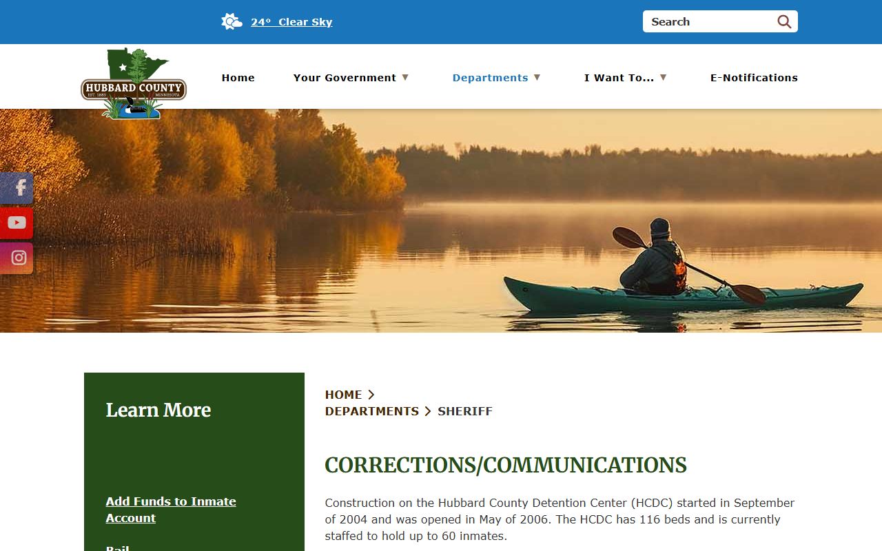 hubbard county sheriff corrections communications hubbard county released inmates
