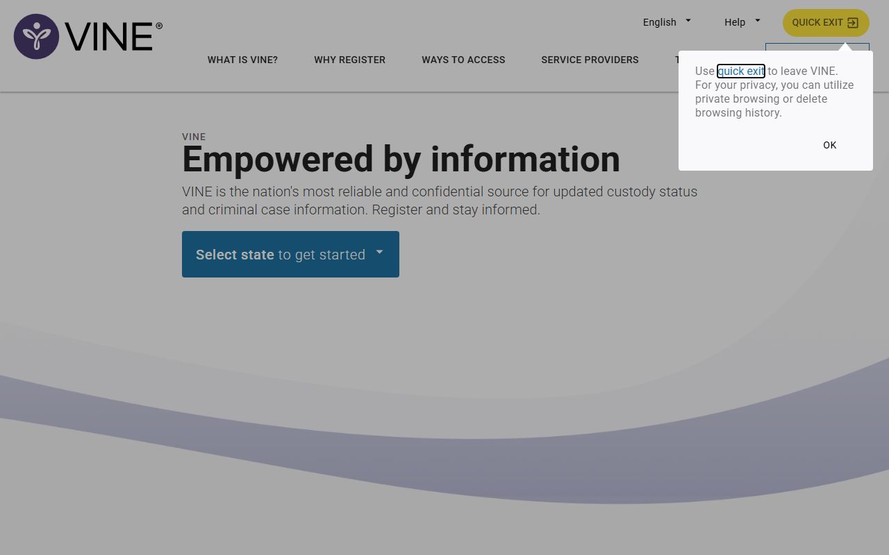 martin county released inmates vine victim notification service